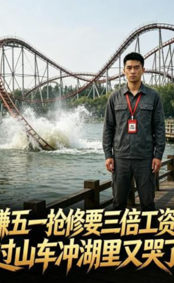 嫌五一抢修要三倍工资？过山车冲湖里又哭了(全集)