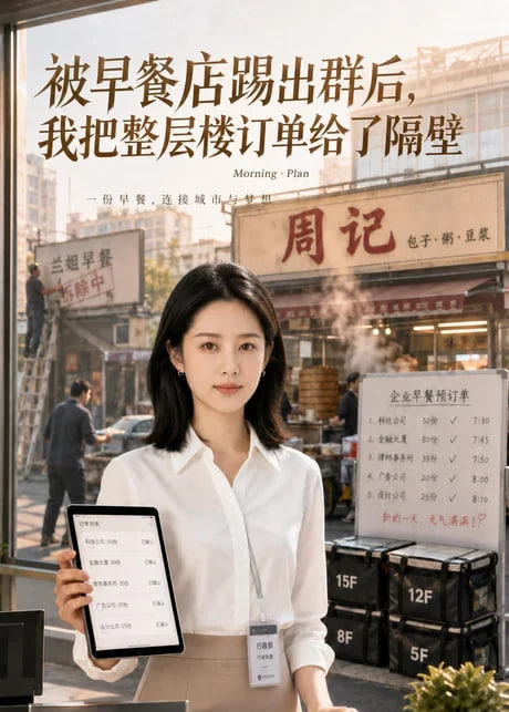 被早餐店踢出群后，我把整层楼订单给了隔壁(全集)